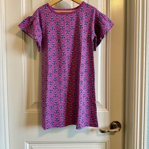 Tea Collection Purple Floral Print Dress size 7